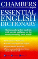 CHAMBERS ESSENTIAL ENGLISH DICTIONARY