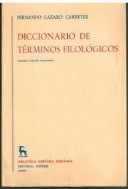 DICCIONARIO DE TÉRMINOS FILOLÓGICOS