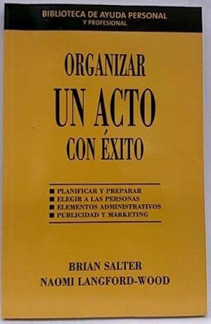 ORGANIZAR UN ACTO CON ÉXITO
